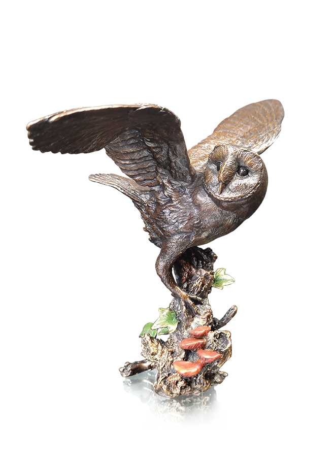 Barn Owl With Ivy (1236)