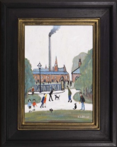 Park and Factory Scene after L.S. Lowry,